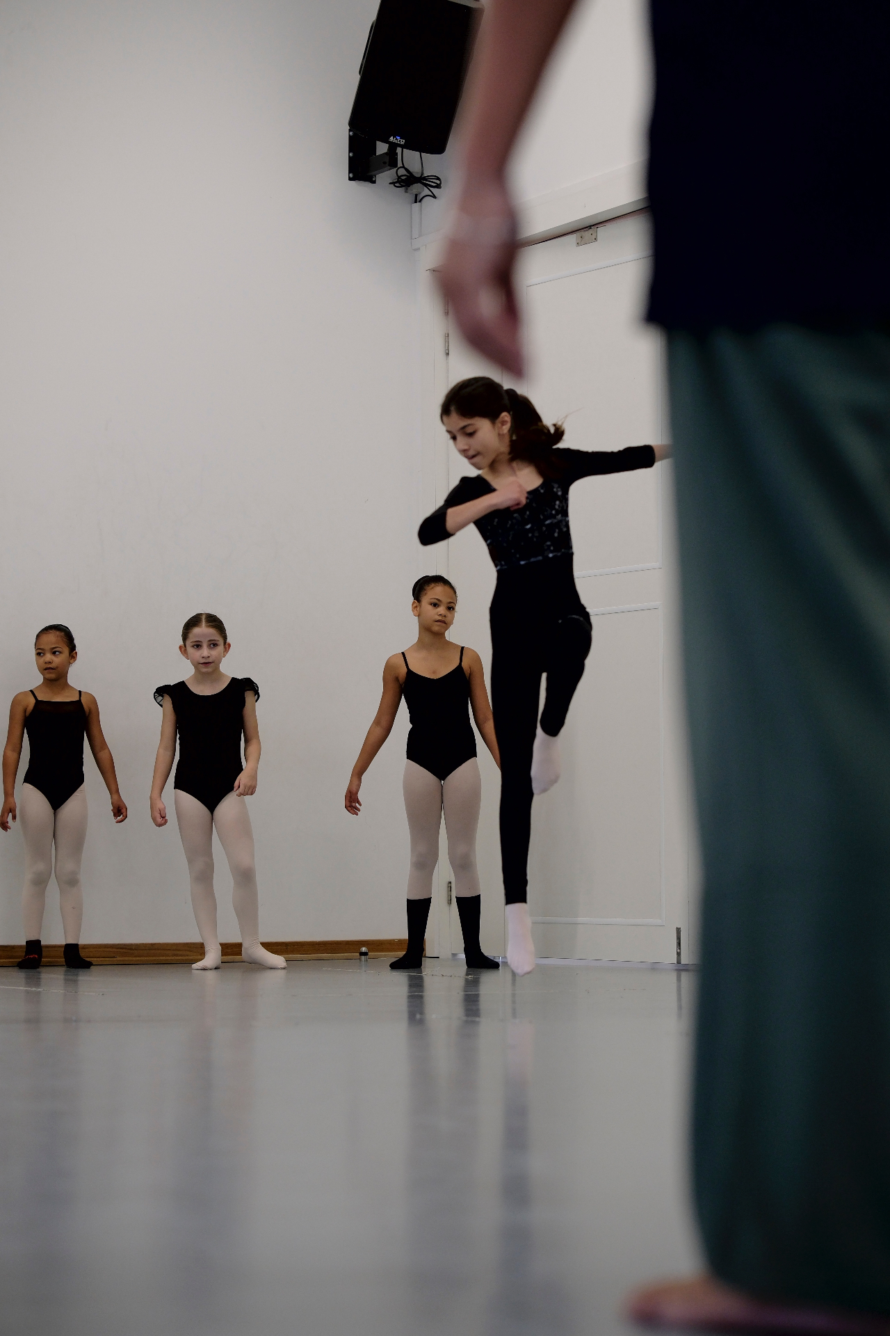 Aula de dança contemporânea